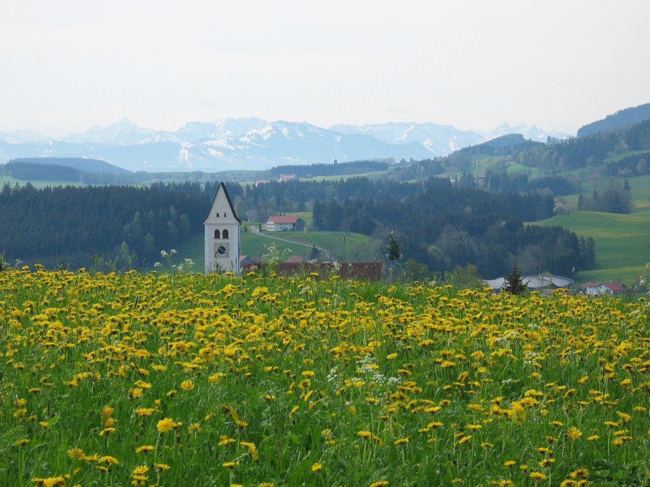 Sicht auf die Berge